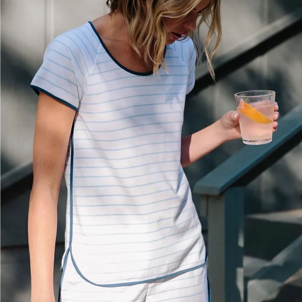 LAKE Pima Cotton PJ Top XS